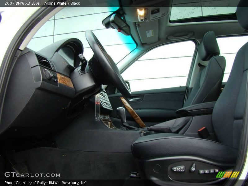 Alpine White / Black 2007 BMW X3 3.0si