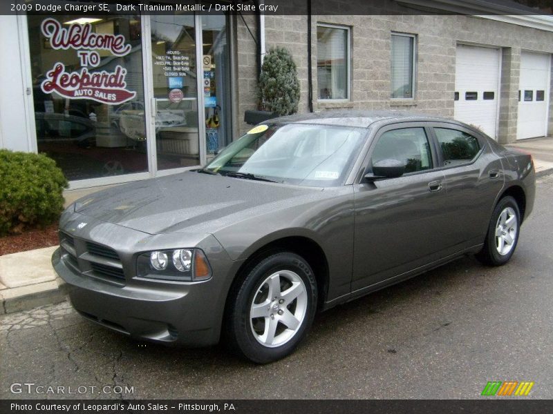 Dark Titanium Metallic / Dark Slate Gray 2009 Dodge Charger SE