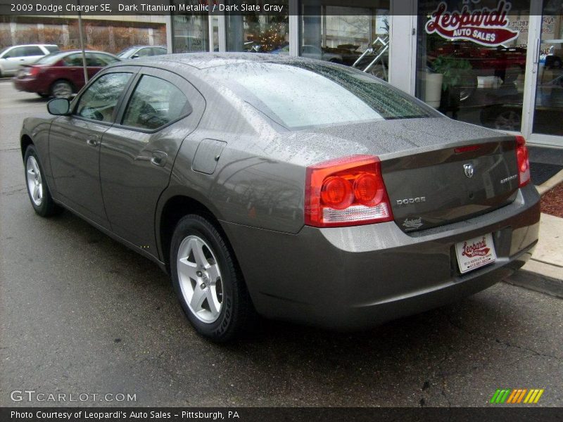 Dark Titanium Metallic / Dark Slate Gray 2009 Dodge Charger SE