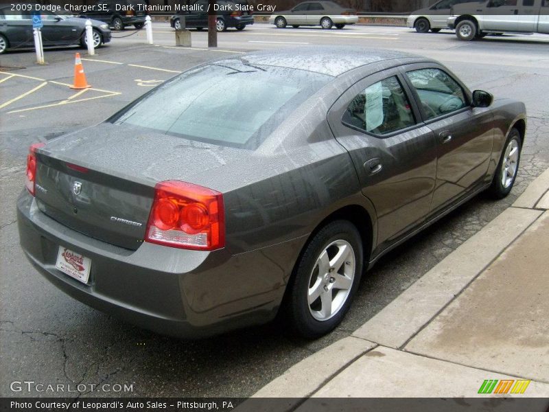 Dark Titanium Metallic / Dark Slate Gray 2009 Dodge Charger SE