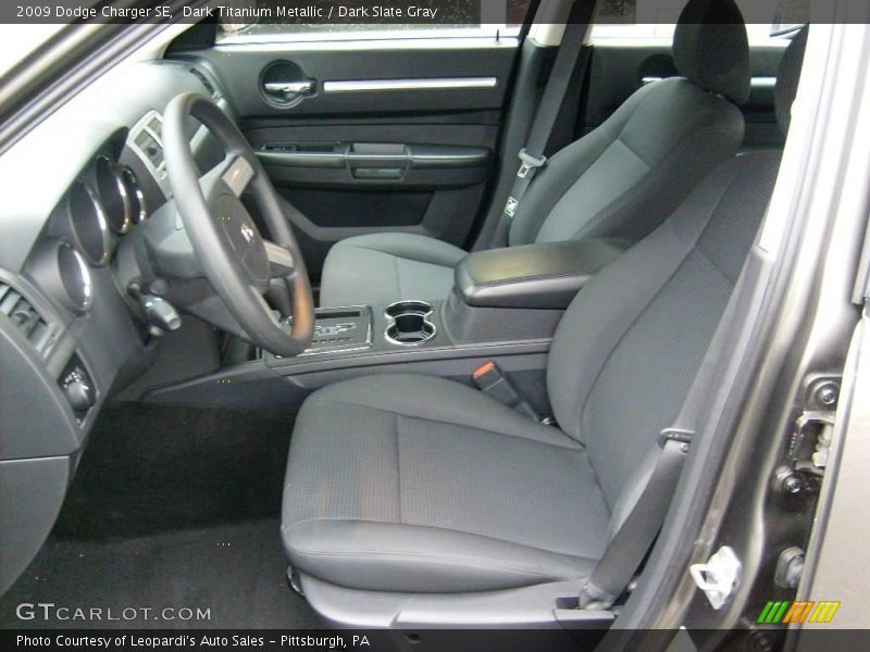 Dark Titanium Metallic / Dark Slate Gray 2009 Dodge Charger SE