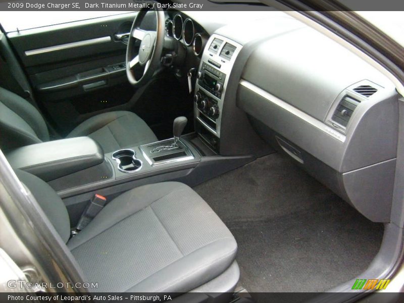 Dark Titanium Metallic / Dark Slate Gray 2009 Dodge Charger SE