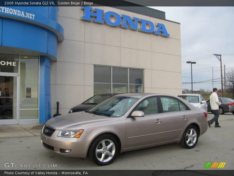 Golden Beige / Beige 2006 Hyundai Sonata GLS V6