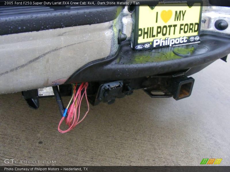 Dark Stone Metallic / Tan 2005 Ford F250 Super Duty Lariat FX4 Crew Cab 4x4
