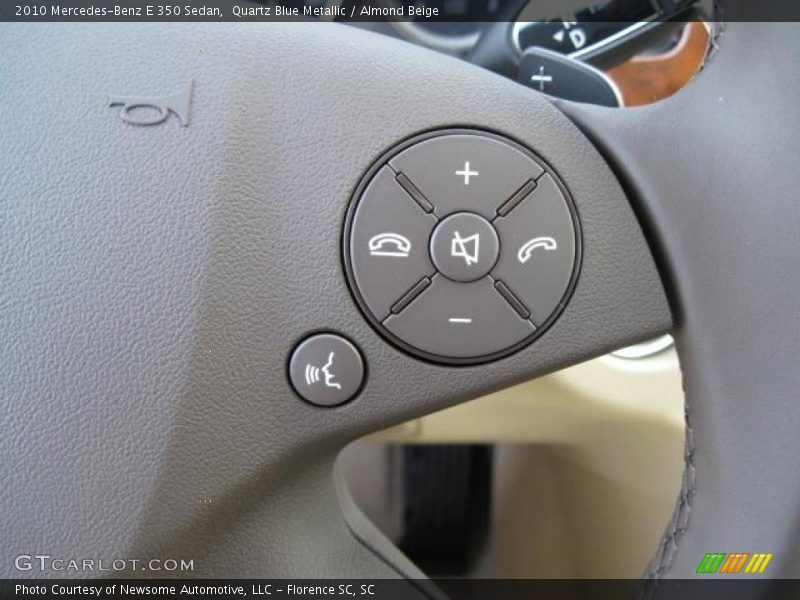 Quartz Blue Metallic / Almond Beige 2010 Mercedes-Benz E 350 Sedan