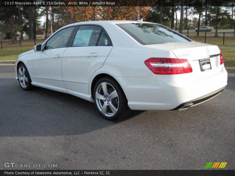 Arctic White / Almond Beige 2010 Mercedes-Benz E 350 Sedan