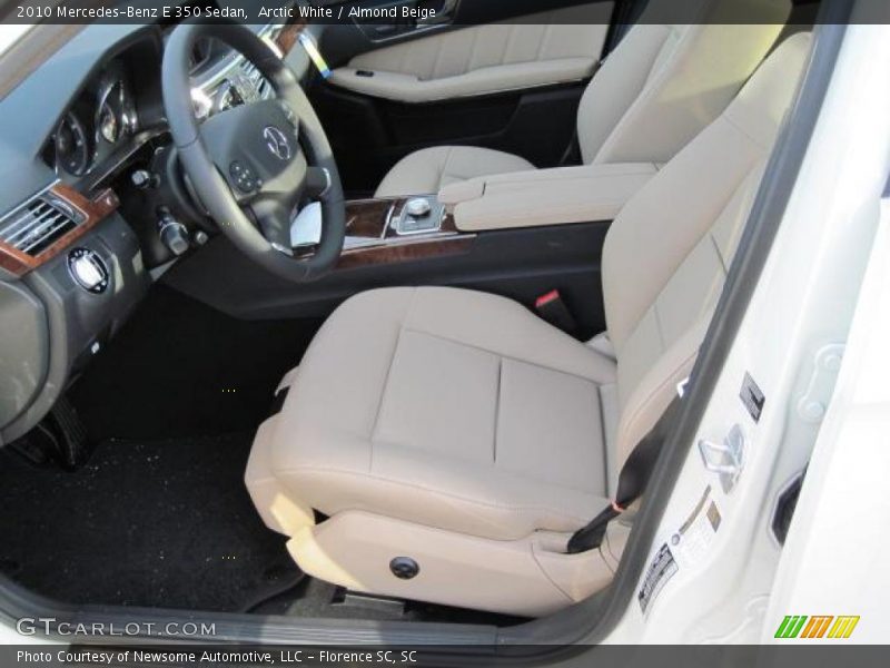 Arctic White / Almond Beige 2010 Mercedes-Benz E 350 Sedan