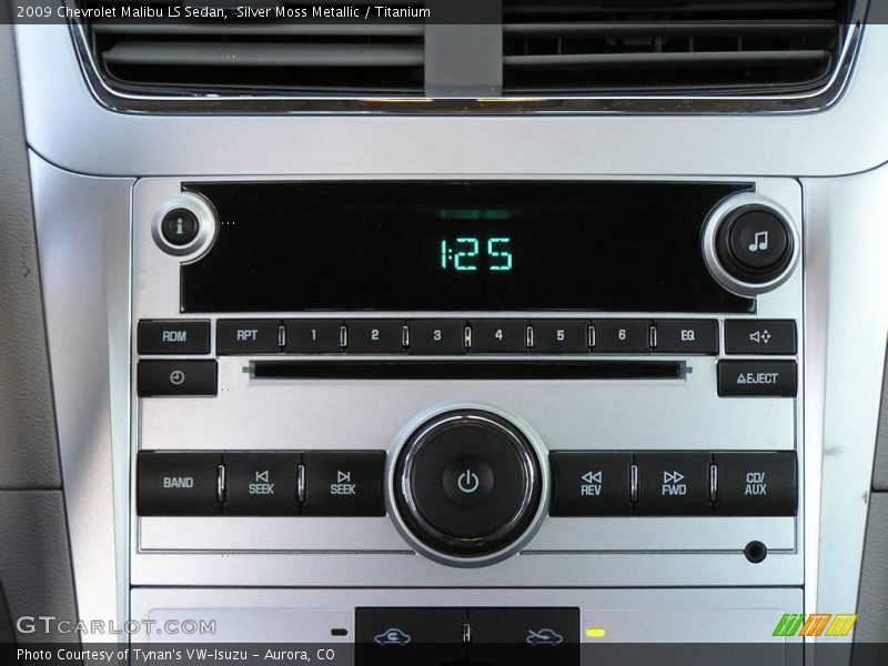 Silver Moss Metallic / Titanium 2009 Chevrolet Malibu LS Sedan