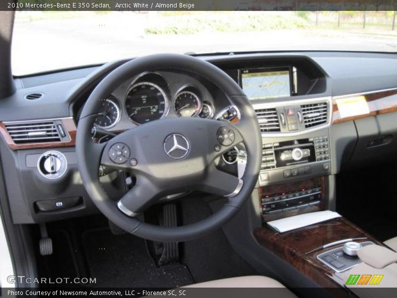 Arctic White / Almond Beige 2010 Mercedes-Benz E 350 Sedan