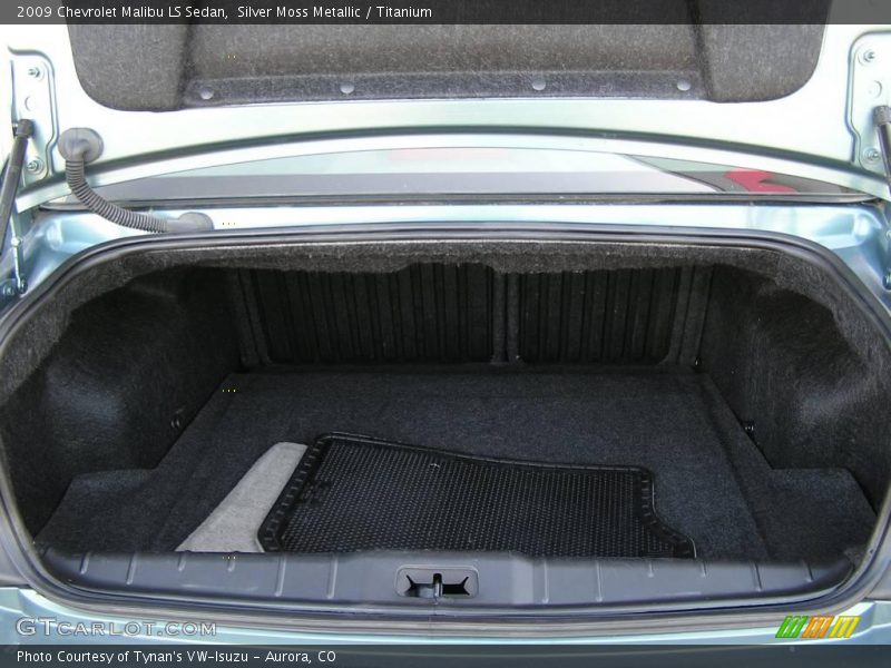 Silver Moss Metallic / Titanium 2009 Chevrolet Malibu LS Sedan