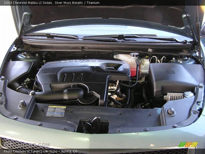 Silver Moss Metallic / Titanium 2009 Chevrolet Malibu LS Sedan