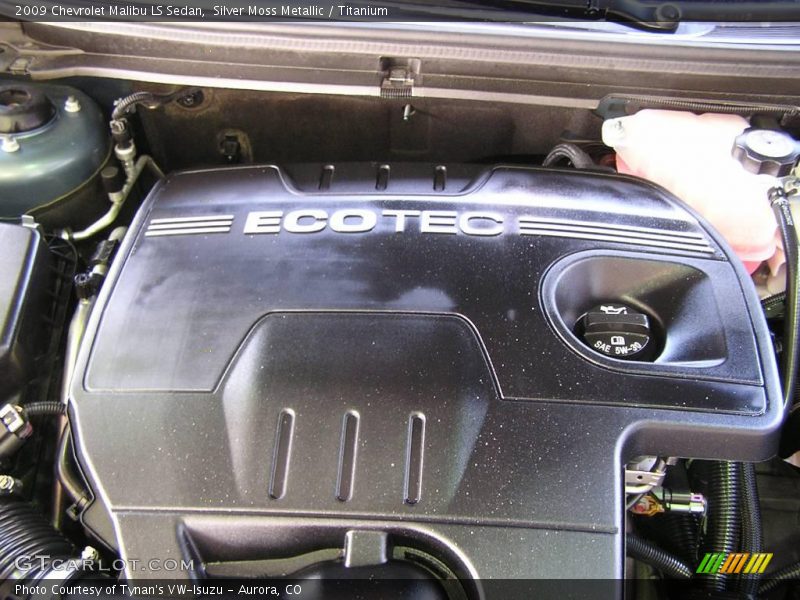 Silver Moss Metallic / Titanium 2009 Chevrolet Malibu LS Sedan