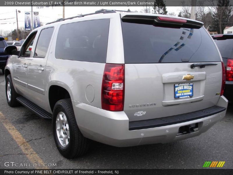 Silver Birch Metallic / Light Cashmere/Dark Cashmere 2009 Chevrolet Suburban LT 4x4