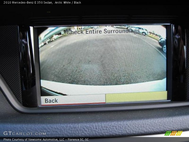 Arctic White / Black 2010 Mercedes-Benz E 350 Sedan