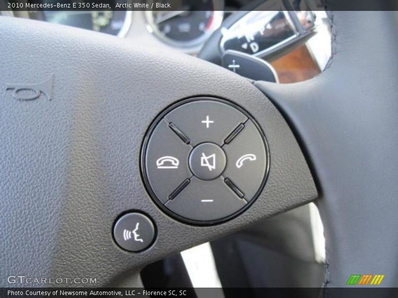 Arctic White / Black 2010 Mercedes-Benz E 350 Sedan