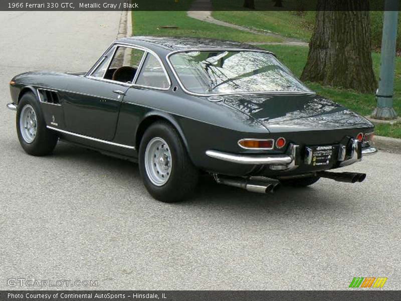 Metallic Gray / Black 1966 Ferrari 330 GTC