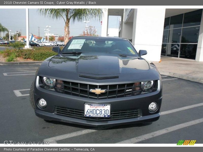 Cyber Gray Metallic / Black 2010 Chevrolet Camaro SS Coupe