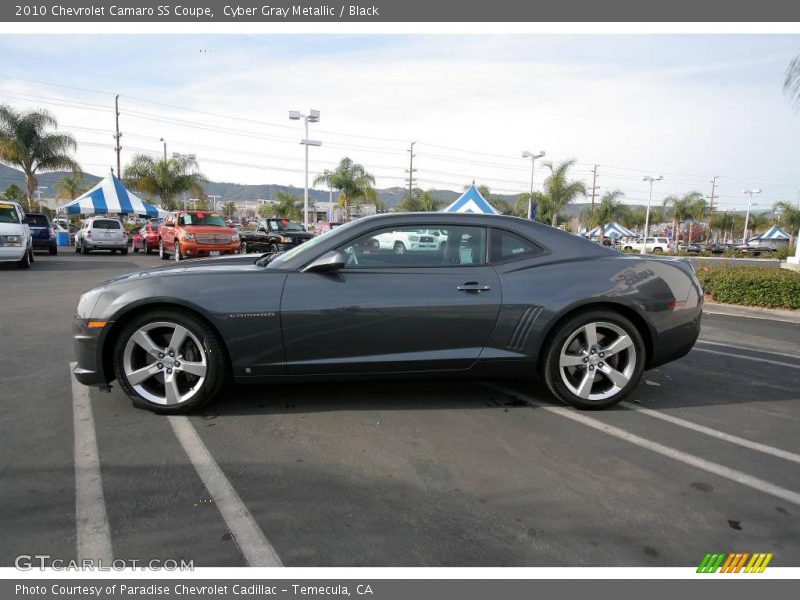 Cyber Gray Metallic / Black 2010 Chevrolet Camaro SS Coupe