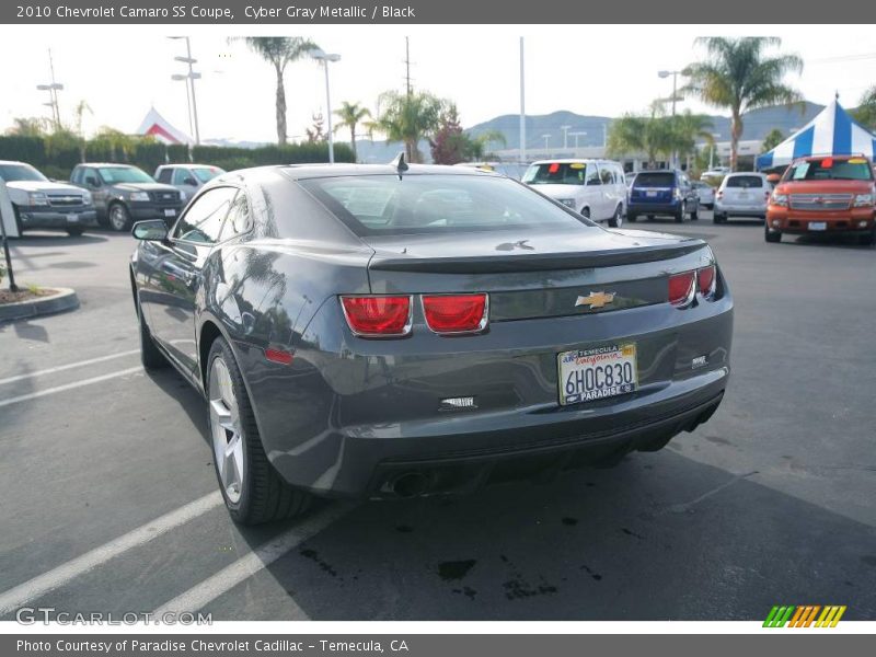 Cyber Gray Metallic / Black 2010 Chevrolet Camaro SS Coupe