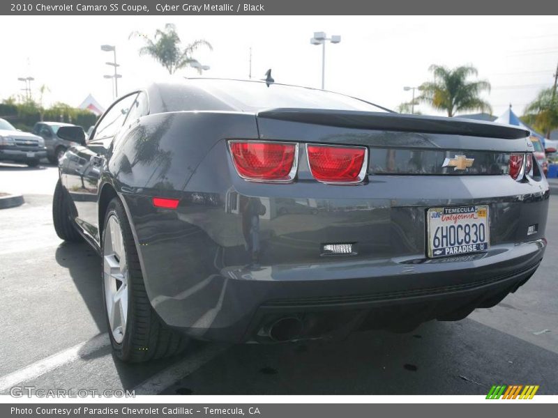 Cyber Gray Metallic / Black 2010 Chevrolet Camaro SS Coupe
