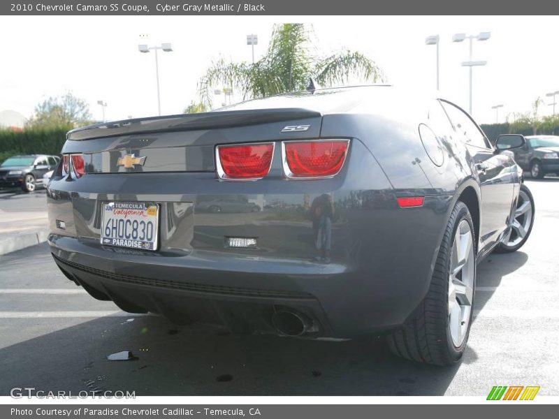 Cyber Gray Metallic / Black 2010 Chevrolet Camaro SS Coupe