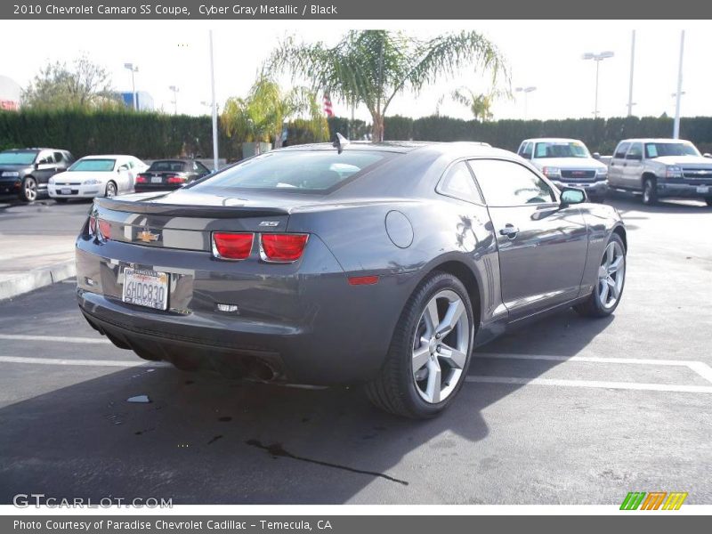 Cyber Gray Metallic / Black 2010 Chevrolet Camaro SS Coupe