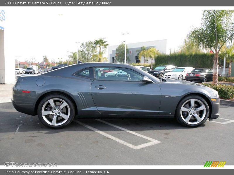Cyber Gray Metallic / Black 2010 Chevrolet Camaro SS Coupe