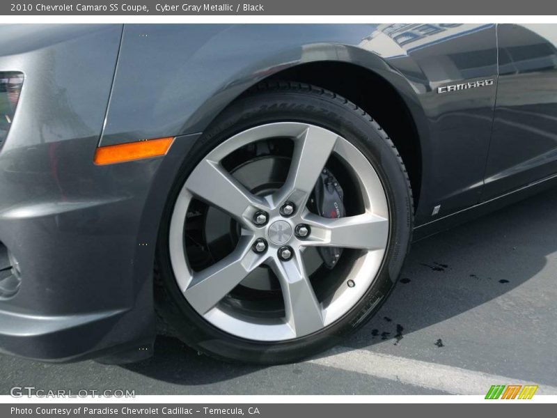 Cyber Gray Metallic / Black 2010 Chevrolet Camaro SS Coupe