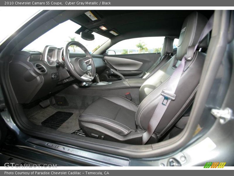 Cyber Gray Metallic / Black 2010 Chevrolet Camaro SS Coupe