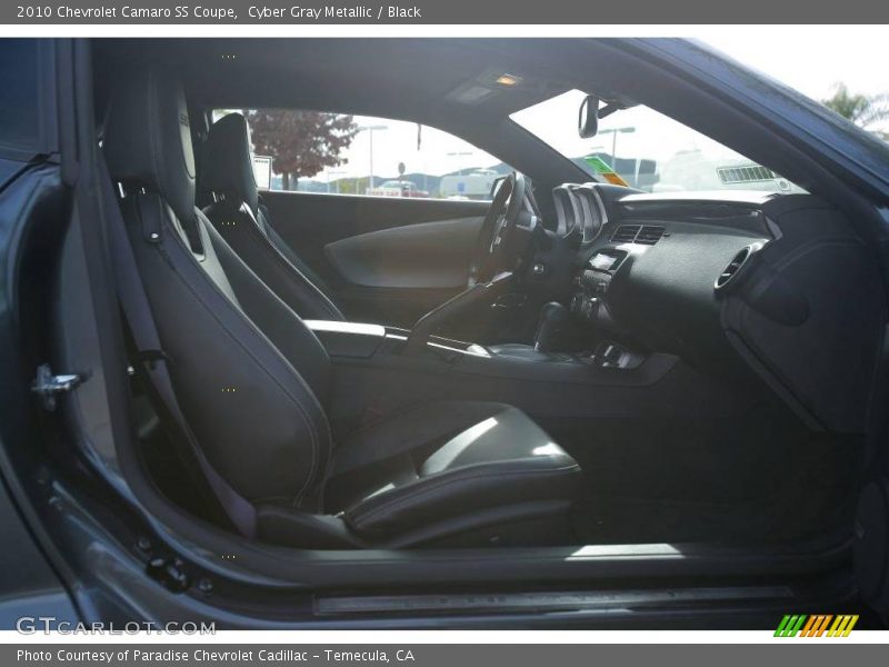 Cyber Gray Metallic / Black 2010 Chevrolet Camaro SS Coupe