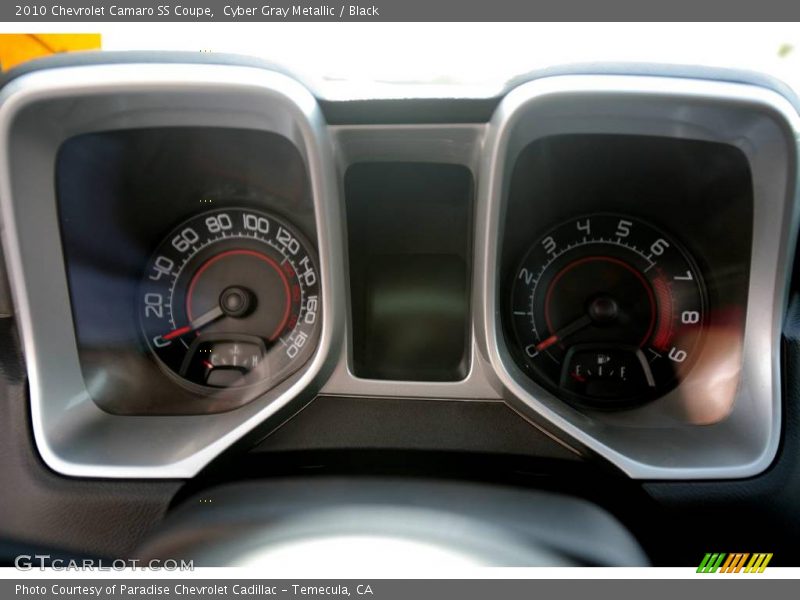 Cyber Gray Metallic / Black 2010 Chevrolet Camaro SS Coupe