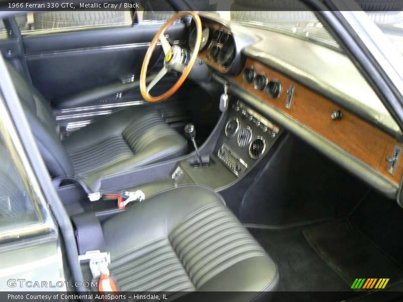 Metallic Gray / Black 1966 Ferrari 330 GTC