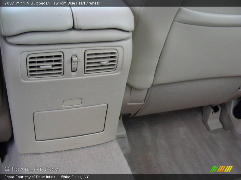Twilight Blue Pearl / Wheat 2007 Infiniti M 35x Sedan