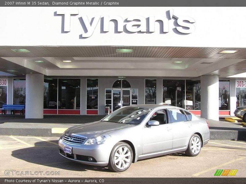 Diamond Graphite Metallic / Graphite 2007 Infiniti M 35 Sedan
