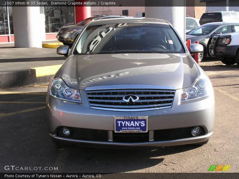 Diamond Graphite Metallic / Graphite 2007 Infiniti M 35 Sedan