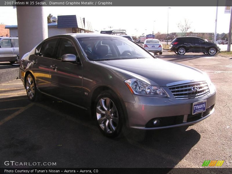 Diamond Graphite Metallic / Graphite 2007 Infiniti M 35 Sedan