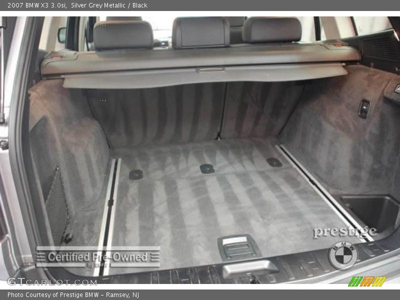 Silver Grey Metallic / Black 2007 BMW X3 3.0si