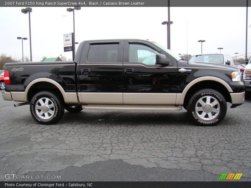 Black / Castano Brown Leather 2007 Ford F150 King Ranch SuperCrew 4x4