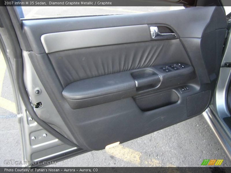 Diamond Graphite Metallic / Graphite 2007 Infiniti M 35 Sedan
