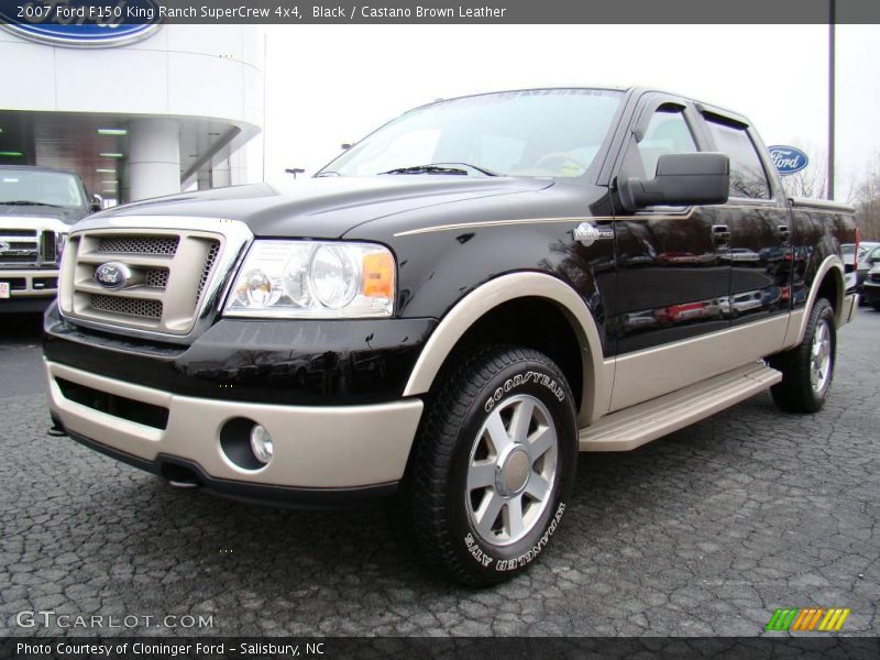 Black / Castano Brown Leather 2007 Ford F150 King Ranch SuperCrew 4x4