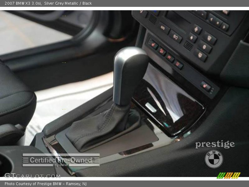Silver Grey Metallic / Black 2007 BMW X3 3.0si