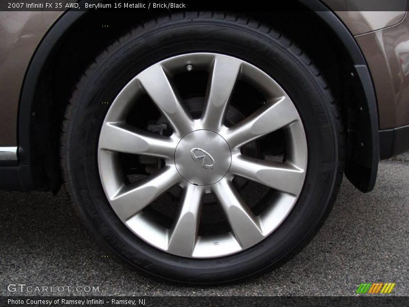 Beryllium 16 Metallic / Brick/Black 2007 Infiniti FX 35 AWD
