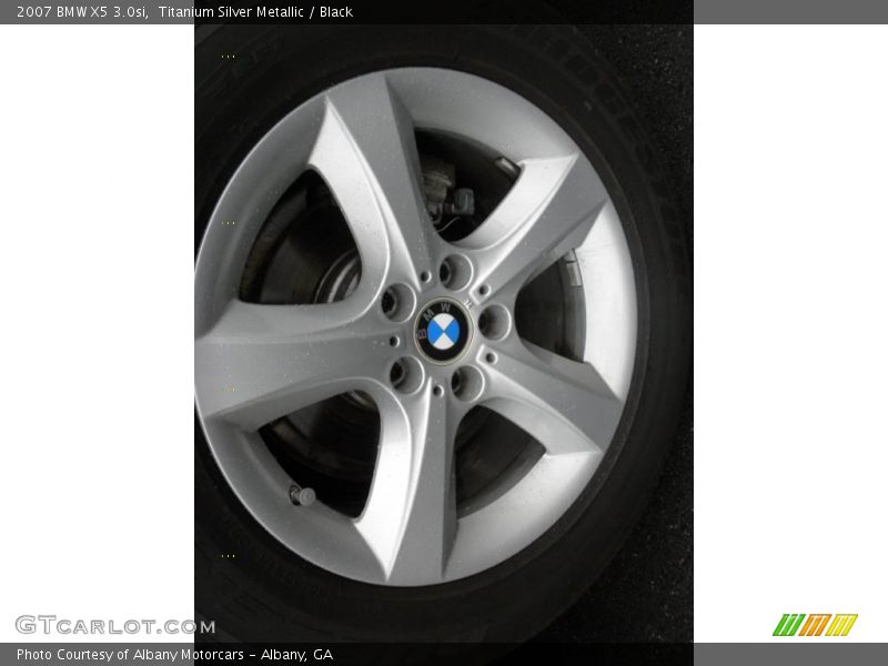 Titanium Silver Metallic / Black 2007 BMW X5 3.0si