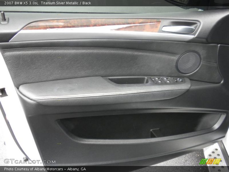 Titanium Silver Metallic / Black 2007 BMW X5 3.0si