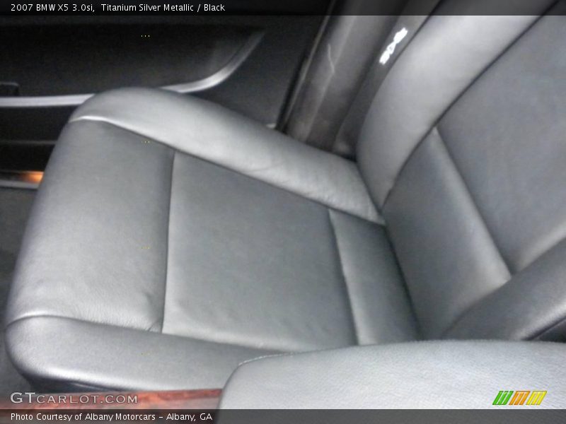 Titanium Silver Metallic / Black 2007 BMW X5 3.0si