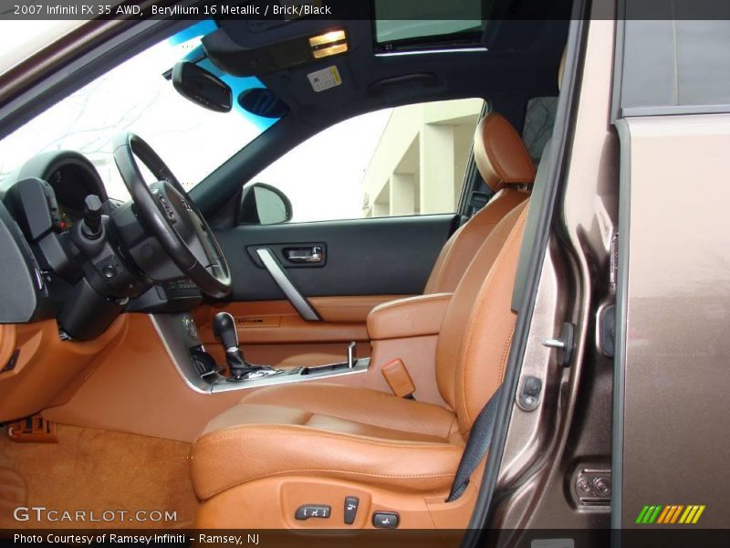 Beryllium 16 Metallic / Brick/Black 2007 Infiniti FX 35 AWD