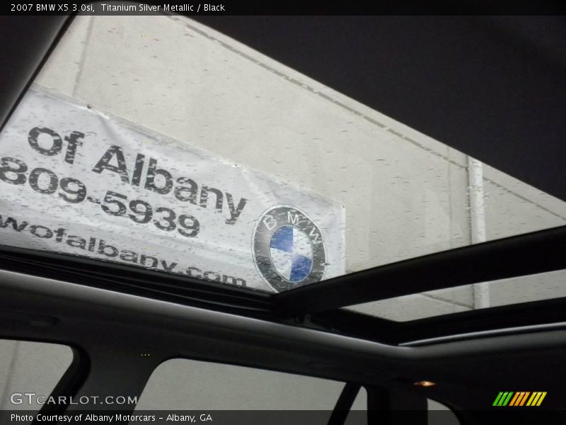 Titanium Silver Metallic / Black 2007 BMW X5 3.0si