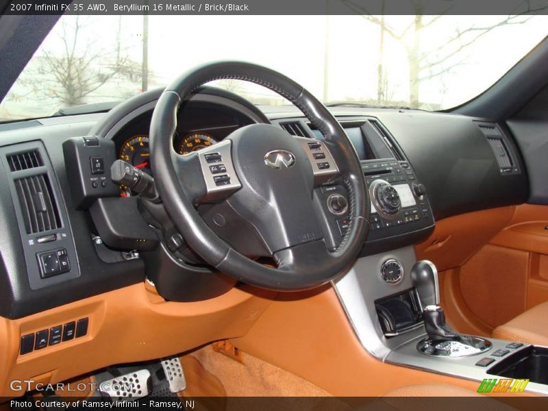 Beryllium 16 Metallic / Brick/Black 2007 Infiniti FX 35 AWD