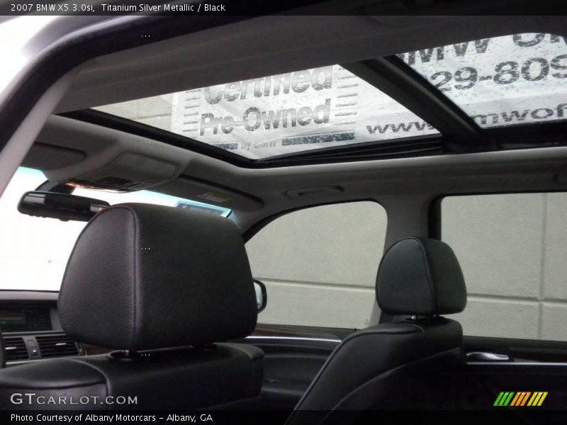 Titanium Silver Metallic / Black 2007 BMW X5 3.0si