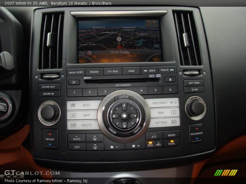 Beryllium 16 Metallic / Brick/Black 2007 Infiniti FX 35 AWD